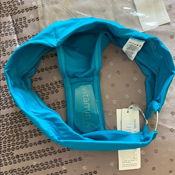 Vitamin A Laguna Foldover Bottom in Turquoise - Picture 8 of 12